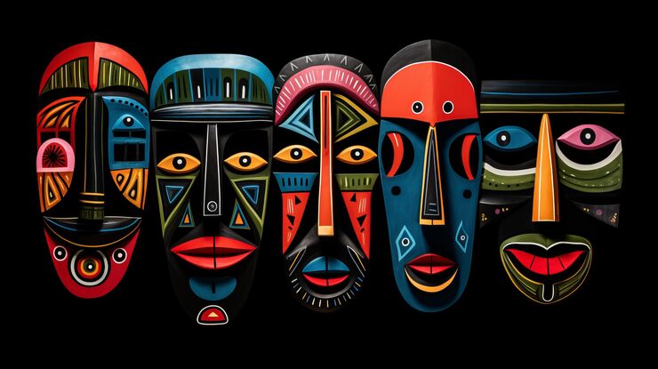 Mask Fragments — Ama Serwaa