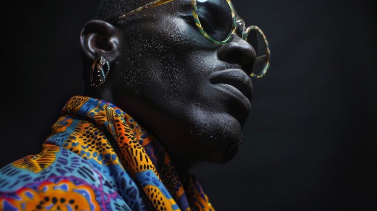 Kwame Asante — Portrait of a Black male artist
