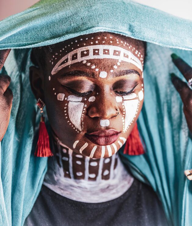 Headdress Portrait — Nana Yaa Osei